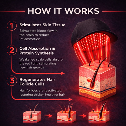 FollicleRx™ Red Light Hair Growth Therapy Cap