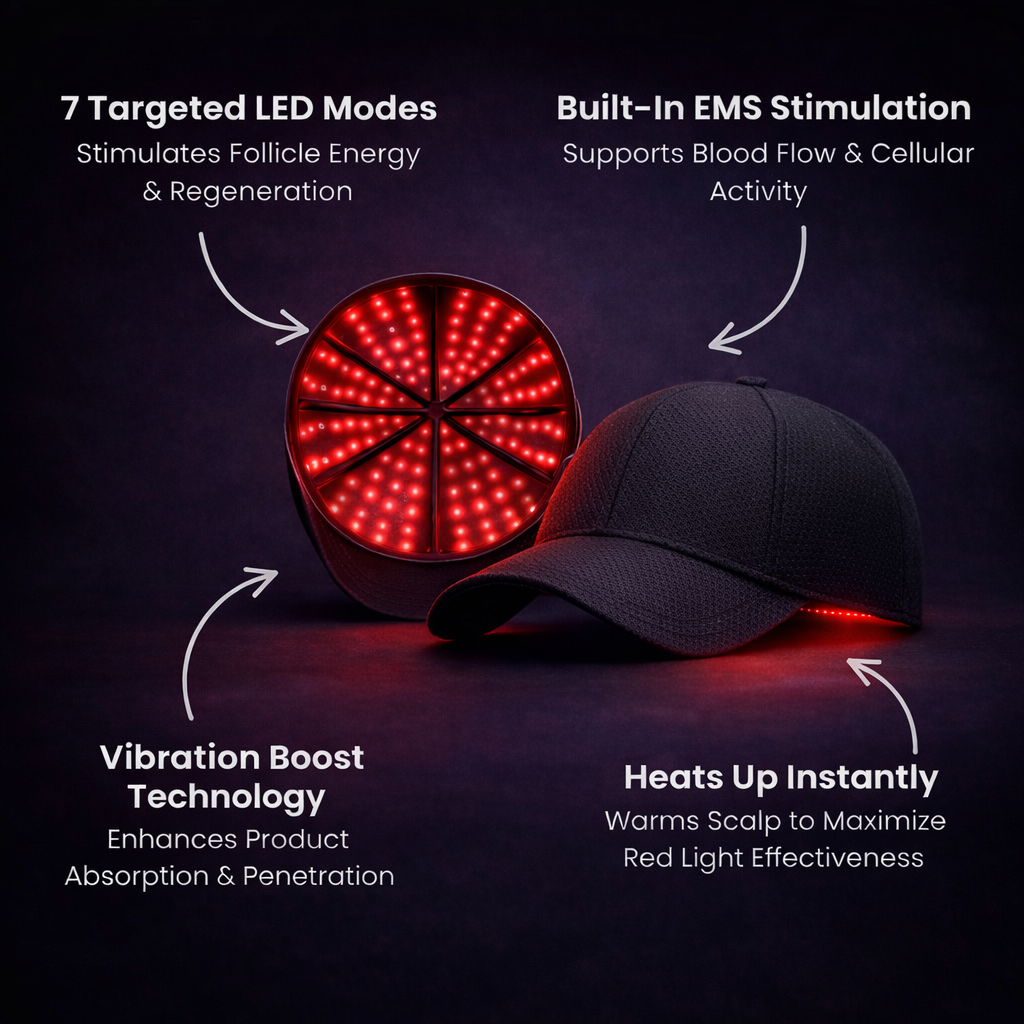 FollicleRx™ Red Light Hair Growth Therapy Cap